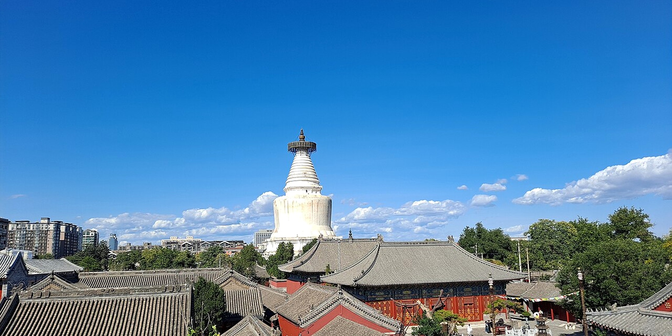 Miaoying Temple White Pagoda in Beijing